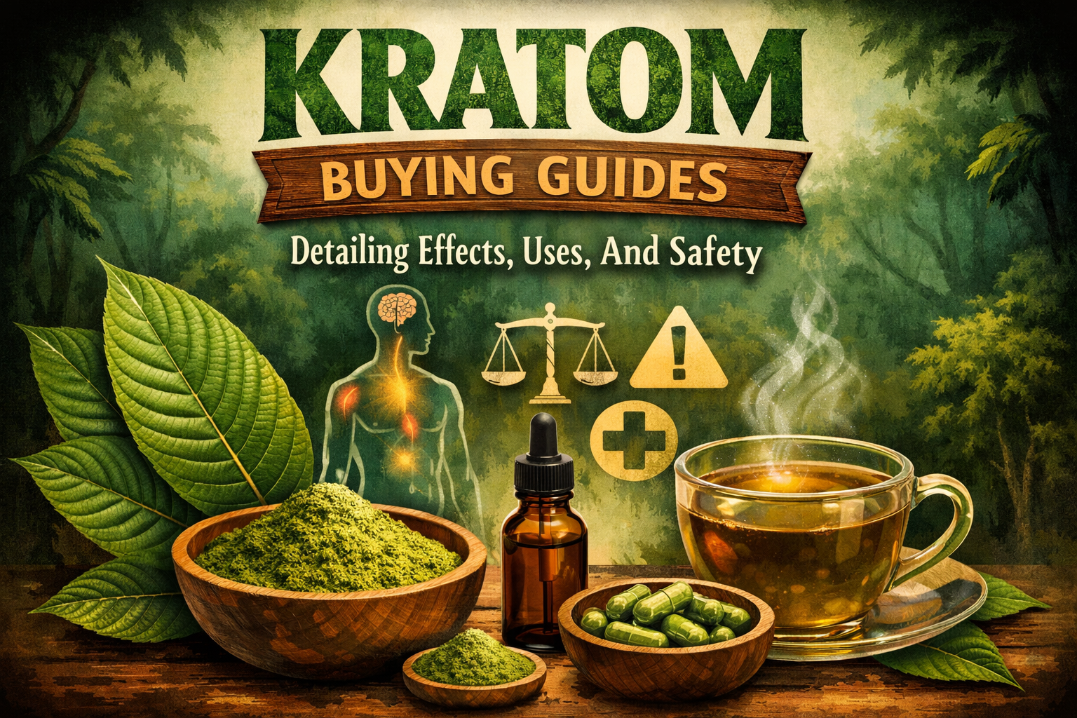 Kratom Buying Guides: Detailing Effects, Uses, And Safety