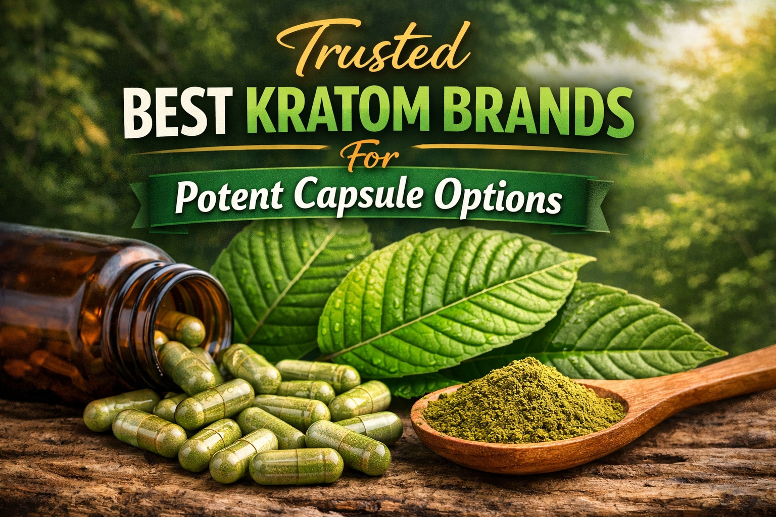 Trusted Best Kratom Brands For Potent Capsule Options